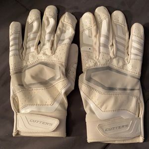 Youth XL White Cutters Rev Pro 3.0 gloves